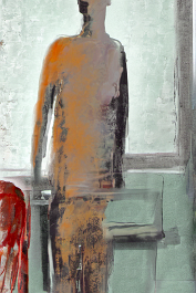 660258464-DPM++ 2M-7-full body bw portrait-photo , ochre to red to sienna to bluegreen, dripping color, table, chair, mirror,_ _lora_FDandlSty6_1_
