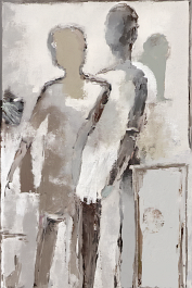 438201702-DPM++ 2M-7-brush-painted white background canvas with a small single centered painter's atelier,pale, mirror, painting_ _lora_FDandlSty6_1
