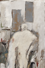 81660025-DPM++ 2M-7-brush-painted white background canvas with a small single centered old antique painter's atelier, painting_ _lora_FDandlSty6_1__