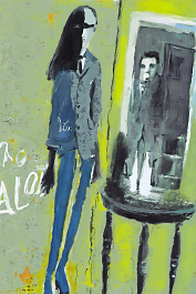3000314680-DPM++ 2M-9-naive, bizarre, dripping color, raw brush painting_BREAK_lady-silhouette, jeans, signs, letter, number, sienna_BREAK_gentleman,
