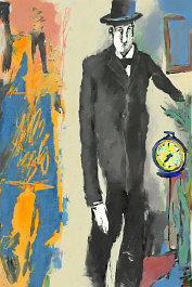 481264078-DPM++ 2M-9-naive, bizarre, dripping color, brush painting_BREAK_lady-silhouette, jeans, signs, letter, number, sienna_BREAK_gentleman, sepa