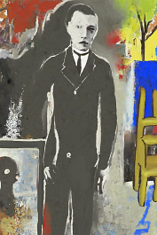 608985428-DPM++ 2M-9-naive, bizarre, dripping color_BREAK_lady-silhouette, jeans, signs, letter, number, sienna_BREAK_gentleman, separated monochrome
