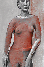 3608355611-DPM++ 2M-7-full body bw portrait-photo , ochre to red to sienna to blue, dripping color,_ _lora_FDandlSty6_1_