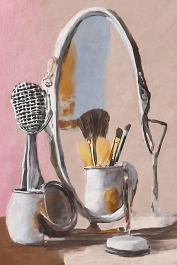 1404547801-DPM++ 2M-7-surrealistic, cup, comb, chair, nose, ear, pink, AND_pencil, brush, hand mirror, ochre, AND_tree, green_ _lora_FDandlSty2_1__