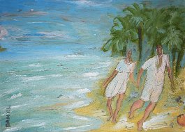 in love 2 Acryl auf Leinwand 50x70cm