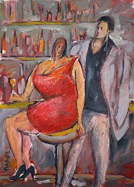 bar 2 Acryl auf Leinwand 50x70cm