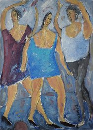 disco 6 Acryl auf Leinwand 50x70cm