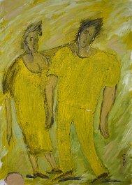 my son Acryl auf Leinwand 50x70cm