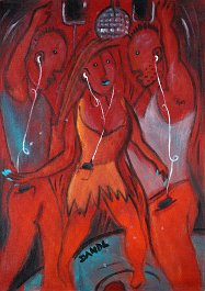 disco 1 Acryl auf Leinwand 50x70cm