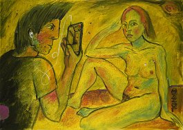 video-record Acryl auf Leinwand 50x70cm