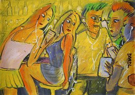bar 1 Acryl auf Leinwand 50x70cm