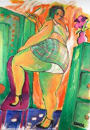 oh! Acryl auf Leinwand 90x130cm