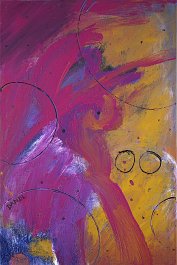 woman loves men. Acryl auf Leinwand 60x40cm