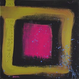 There's nothing here. Acryl auf Leinwand 50x50cm