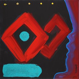 Be quiet! Acryl auf Leinwand 50x50cm