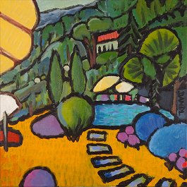 Meran 3 Acryl auf Leinwand 50x50cm