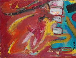 autumn storm Acryl auf Leinwand 60x80cm