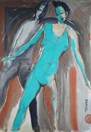 untitled Acryl auf Leinwand 130x90cm