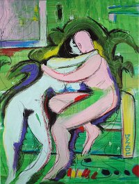untitled Acryl auf Leinwand (Mischtechnik) 80x60cm