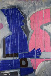 In love Acryl auf Leinwand (Mischtechnik) 120x80cm