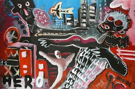 Eternal Heros Acryl auf Leinwand 120x80cm