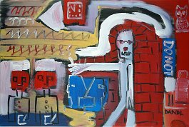 DO NOT Acryl auf Leinwand 90x60cm