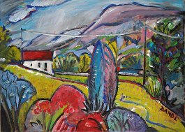 Meran4 Acryl auf Leinwand 50x70cm