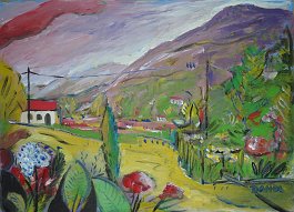 Meran 3 Acryl auf Leinwand 50x70cm