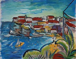 Mediterranean Bay 1 Acryl auf Leinwand 50x70cm