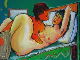 lovers 1 Acryl auf Leinwand 60x80cm