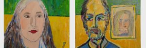 Project Two painters-one picture Acryl paintings