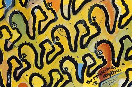 The molile-man rhythm Acryl auf Leinwand 120x80cm