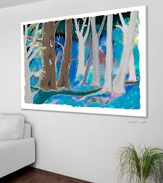 109-2016 Art print on 380g polycotton canvas