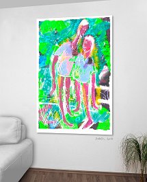 118-2016 Art print on 380g polycotton canvas