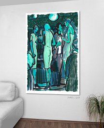 136-2016 Art print on 380g polycotton canvas