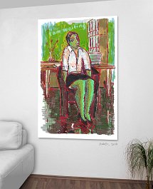 075-2016 Art print on 380g polycotton canvas