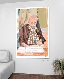 Hans Art print on 380g polycotton canvas