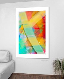 05-2017 - Crossing Art print on 380g polycotton canvas