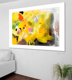 08-2017 -Nice story Art print on 380g polycotton canvas