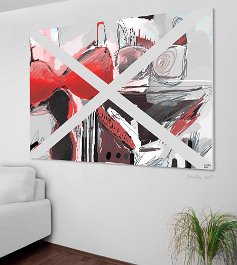26417_What my personal style adviser advises3 Art print on 380g polycotton canvas