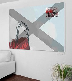 26517_Peephole into intimacy2 Art print on 380g polycotton canvas