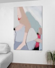 34217_Good and evil_ Art print on 380g polycotton canvas