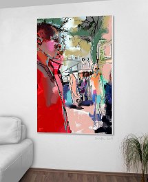 41717_Vacation feelings Art print on 380g polycotton canvas
