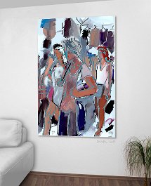 41817_Every Friday Art print on 380g polycotton canvas
