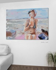 18011 Art print on 380g polycotton canvas