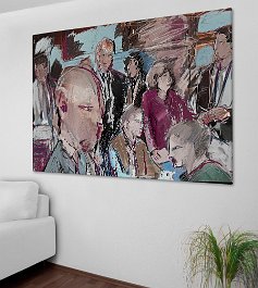 18013 Art print on 380g polycotton canvas