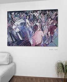 18019_Dead pants Art print on 380g polycotton canvas