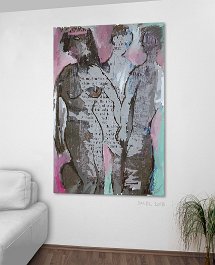 18260_The chosen one Art print on 380g polycotton canvas