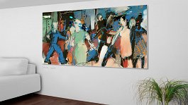 Erstes UG Art print on 380g polycotton canvas