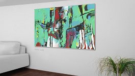 Fast Swing3 Art print on 380g polycotton canvas